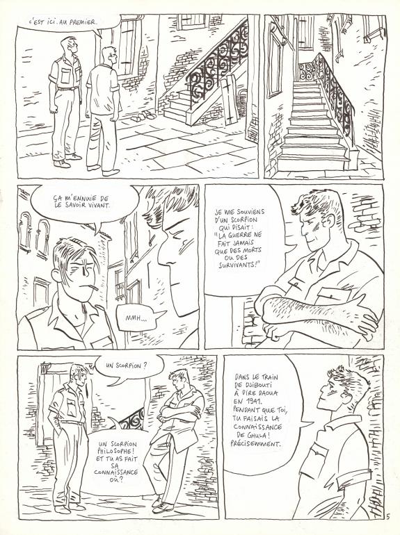 Wazem - Planche originale n&deg;5, phylact&egrave;res coll&eacute;s