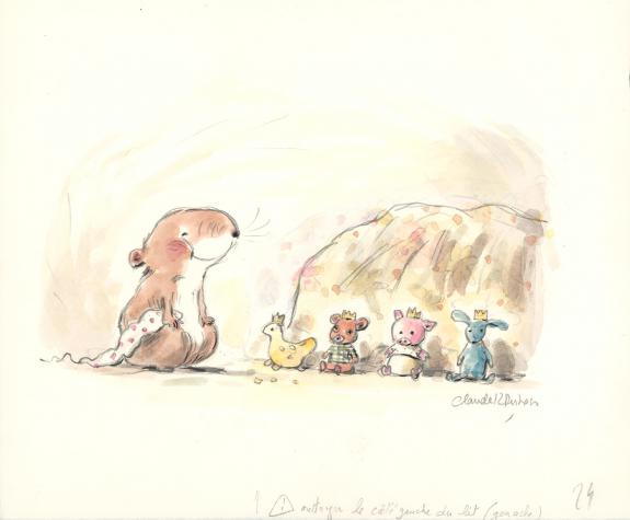 Claude K. Dubois - Lola , Lola, Reine des princesses, Illust