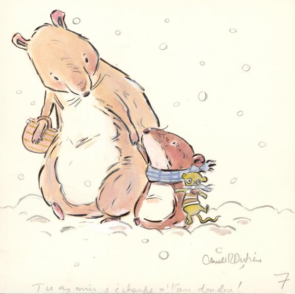 Claude K. Dubois - Lola , Je suis un amour !, Illustration o