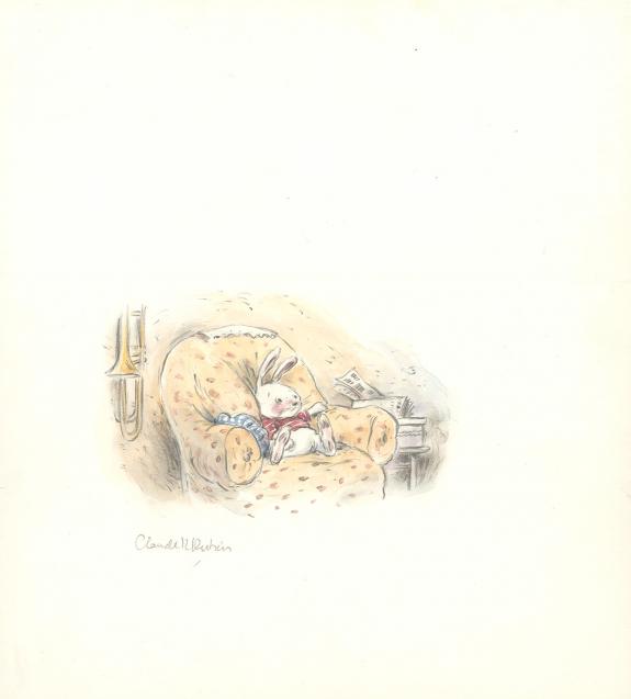 Claude K. Dubois - Encore un jour sans Papa, Couverture orig