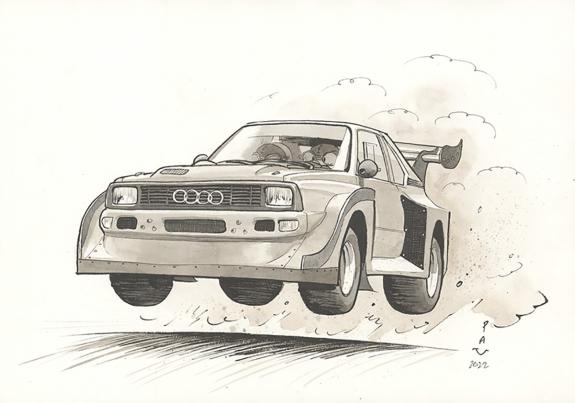 Pau  - Curtiss Hill, Illustration originale in&eacute;dite