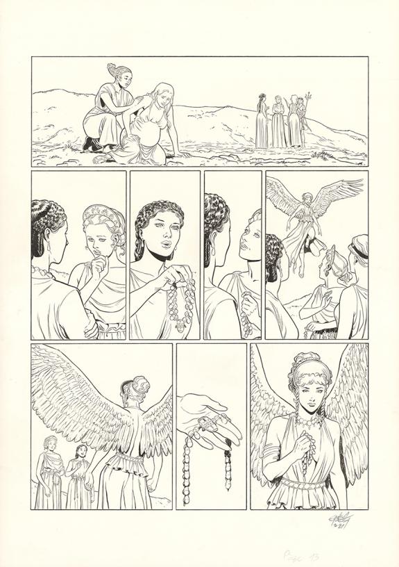 Luca Erbetta - Apollon, Planche originale n&deg;09