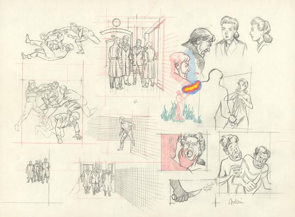 Antoine Aubin - Blake et Mortimer, Huit heures &agrave; Berlin, Cra