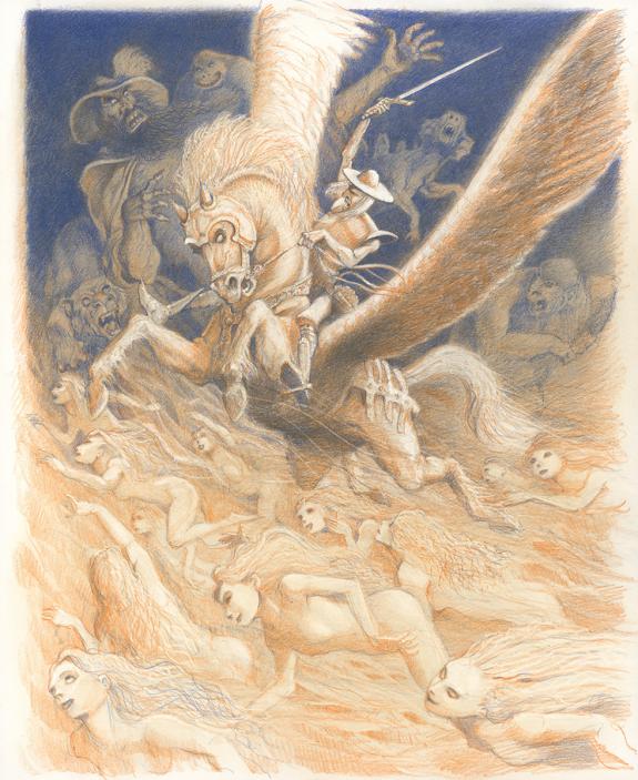 Paul & Ga&euml;tan Brizzi - Don Quichotte de la Manche, Planche o