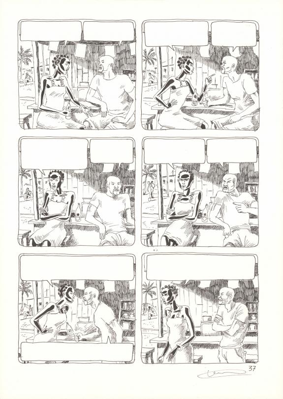 Cl&eacute;ment Oubrerie - Aya de Yopougon, Volume 4, Planche origin