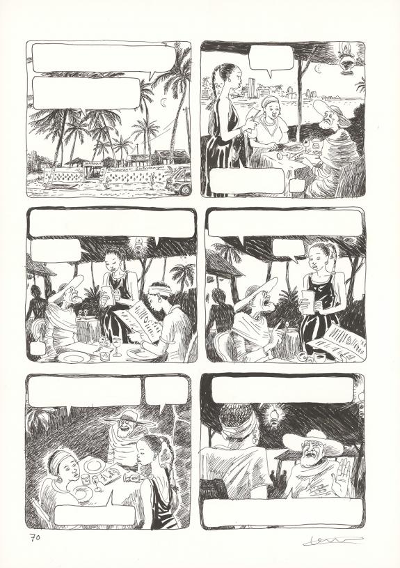 Cl&eacute;ment Oubrerie - Aya de Yopougon, Volume 4, Planche origin