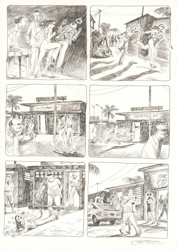 Cl&eacute;ment Oubrerie - Aya de Yopougon, Volume 7, Planche origin