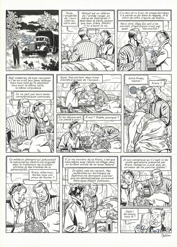 Antoine Aubin - Blake et Mortimer, Huit heures &agrave; Berlin, Pla