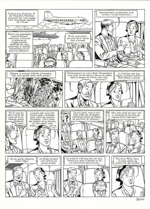 Antoine Aubin - Blake et Mortimer, Huit heures &agrave; Berlin, Pla