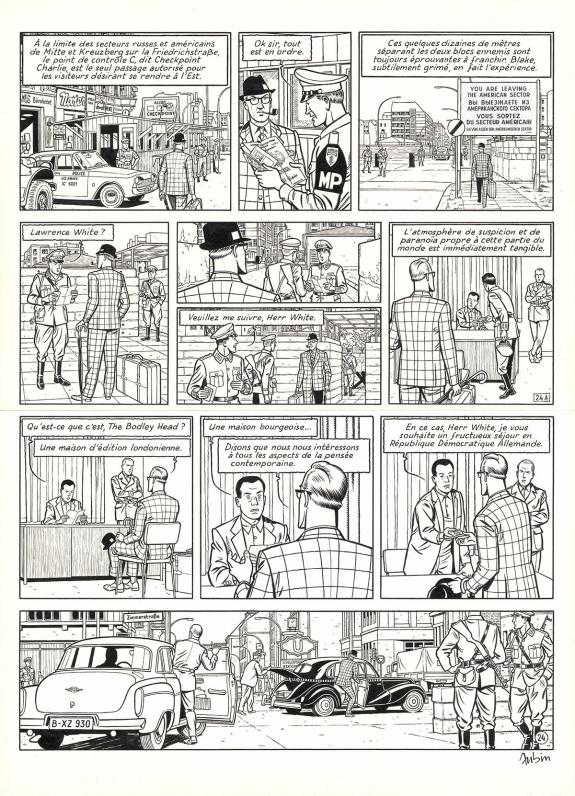 Antoine Aubin - Blake et Mortimer, Huit heures &agrave; Berlin, Pla