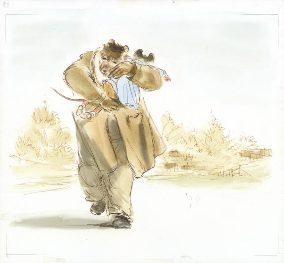 Gabrielle Vincent - Ernest et C&eacute;lestine, Le Labyrinthe, Illu