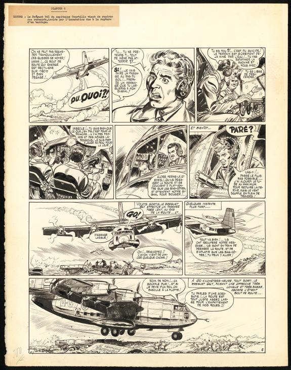 Claude Pascal - Planche originale n&deg;05 tir&eacute;e de l'histoire 4