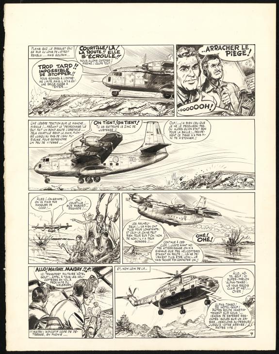 Claude Pascal - Planche originale n&deg;07 tir&eacute;e de l'histoire 4