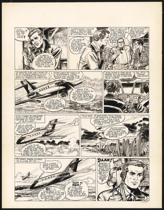 Claude Pascal - Planche originale n&deg;21 tir&eacute;e de l'histoire 4