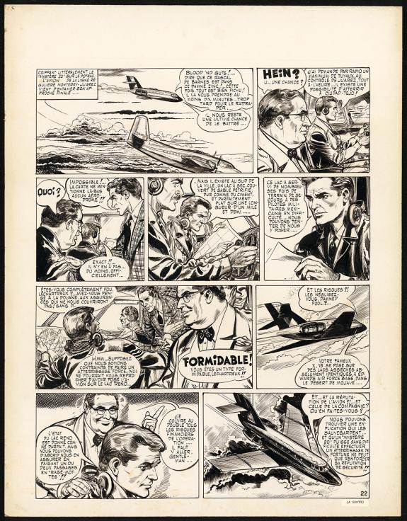 Claude Pascal - Planche originale n&deg;22 tir&eacute;e de l'histoire 4