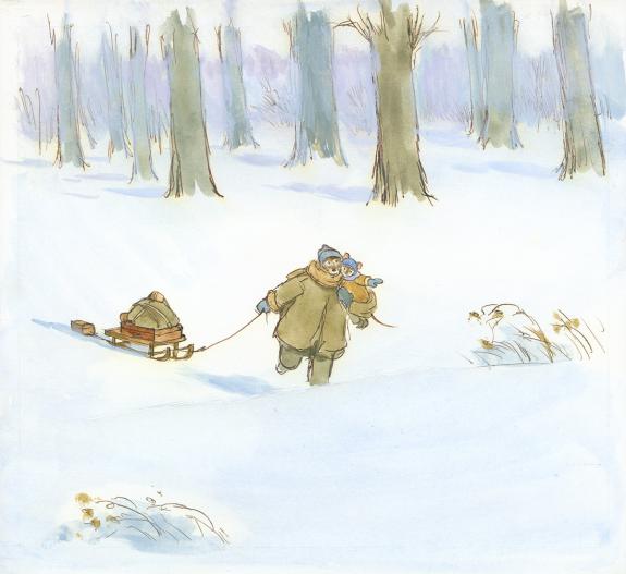 Gabrielle Vincent - Ernest et C&eacute;lestine, Le Sapin de No&euml;l, I