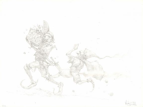 Adrian Smith - F&eacute;erie, Dark fantasy, Vol du tr&eacute;sor, illustra