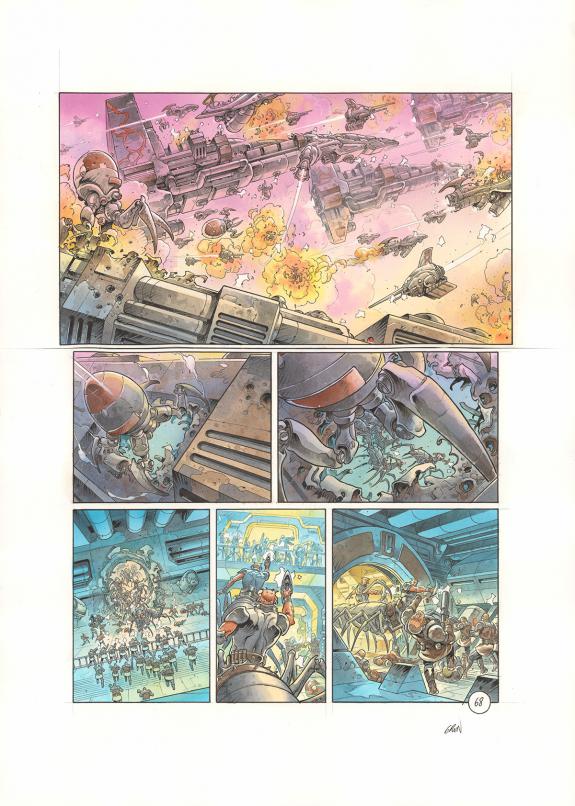 Grun - Space Relic Hunters, Planche originale n&deg;068