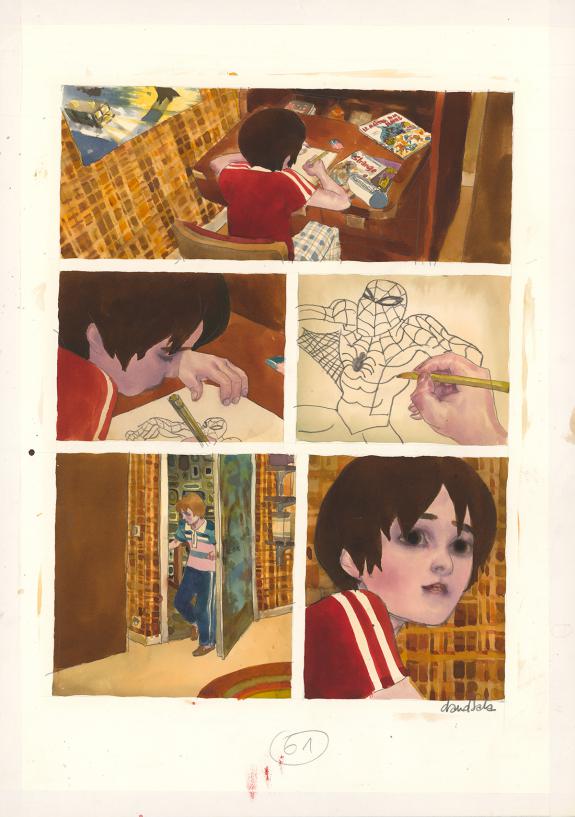 David Sala - Le Poids des h&eacute;ros, Planche originale n&deg; 61