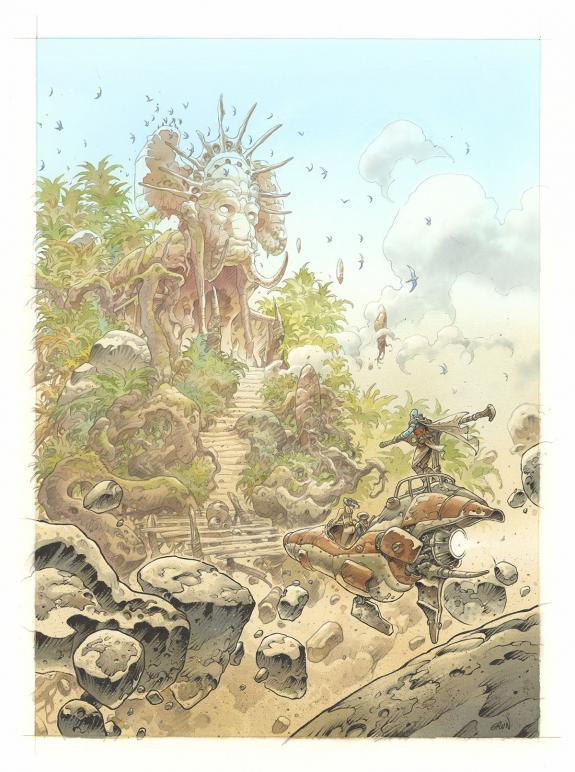 Grun - Space Relic Hunters, Pagode Ak&eacute;na&iuml;de #2
Illustration 