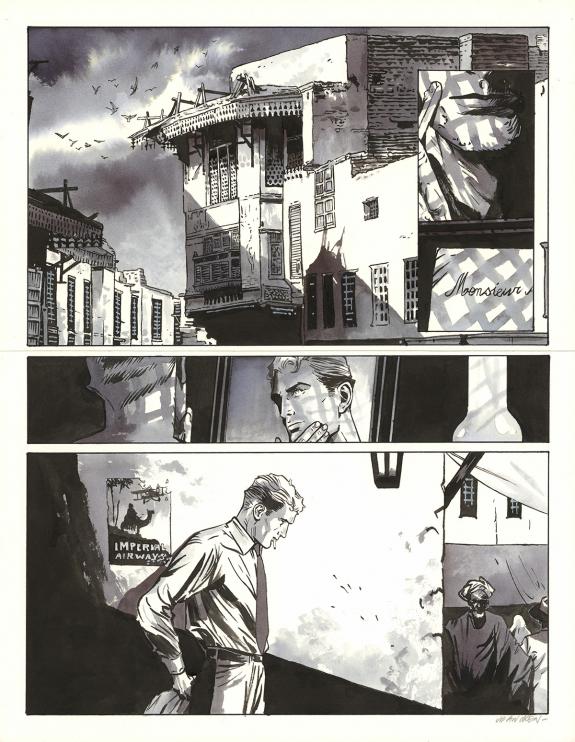 Bernard Vrancken - Les Enfants du ciel, Planche originale n&deg;