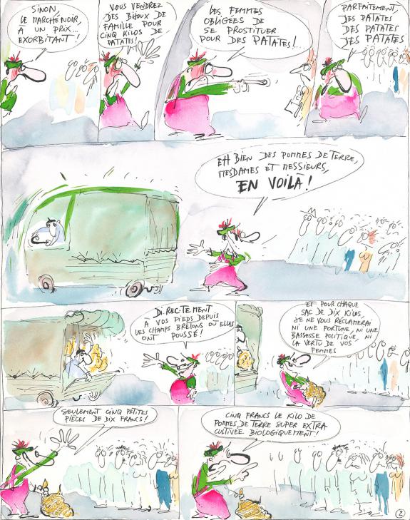 Reiser - Y'en aura pour tout le monde, Planche originale pr&eacute;