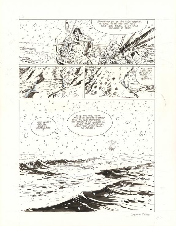 Corentin Rouge - Thorgal Saga, Wendigo, Planche originale n&deg;