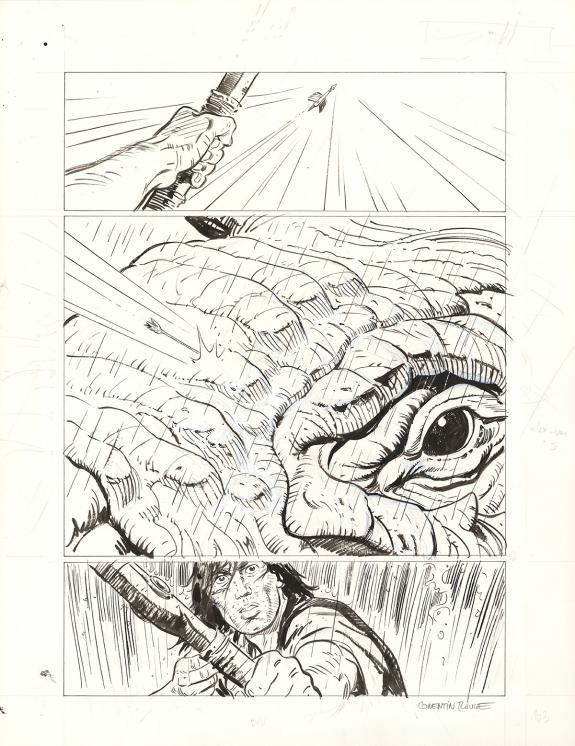 Corentin Rouge - Thorgal Saga, Wendigo, Planche originale n&deg;