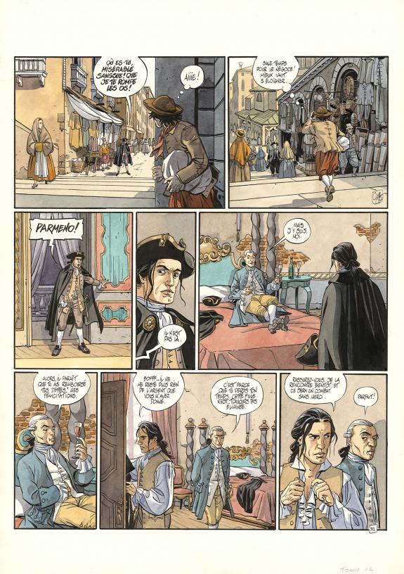 Griffo - Giacomo C., La Fiammina, Planche originale n&deg;39