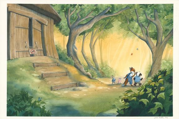 Julie Mellan - Les G&eacute;niales inventions de L&eacute;onard le renard,