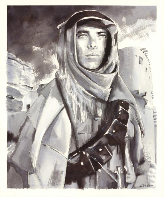 Bernard Vrancken - Les Enfants du ciel, Illustration origina