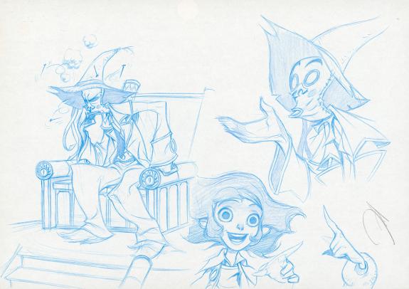 Enrique Fernandez - Le Magicien d'Oz, Illustration originale