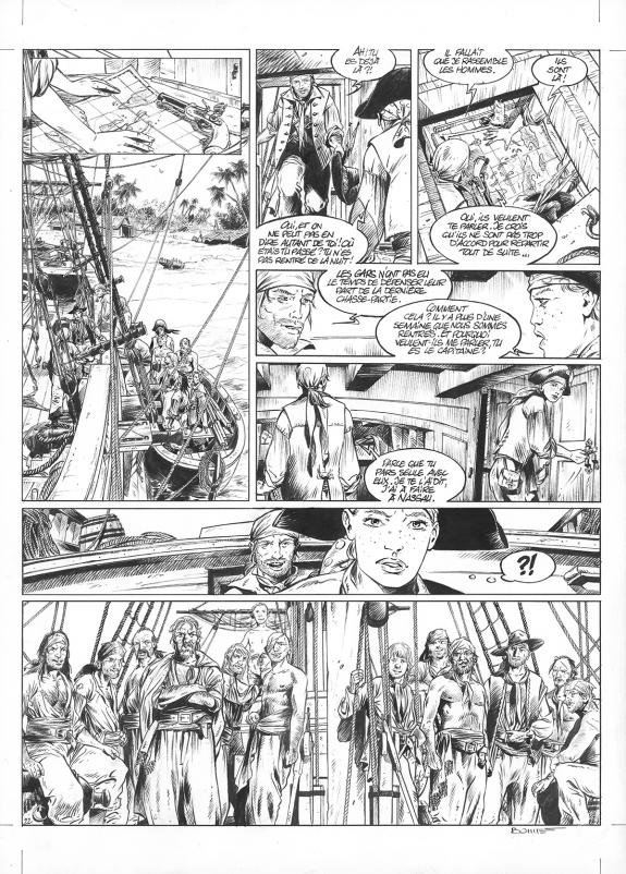 Franck Bonnet - Ann Bonny, La Louve des Cara&iuml;bes, Planche or