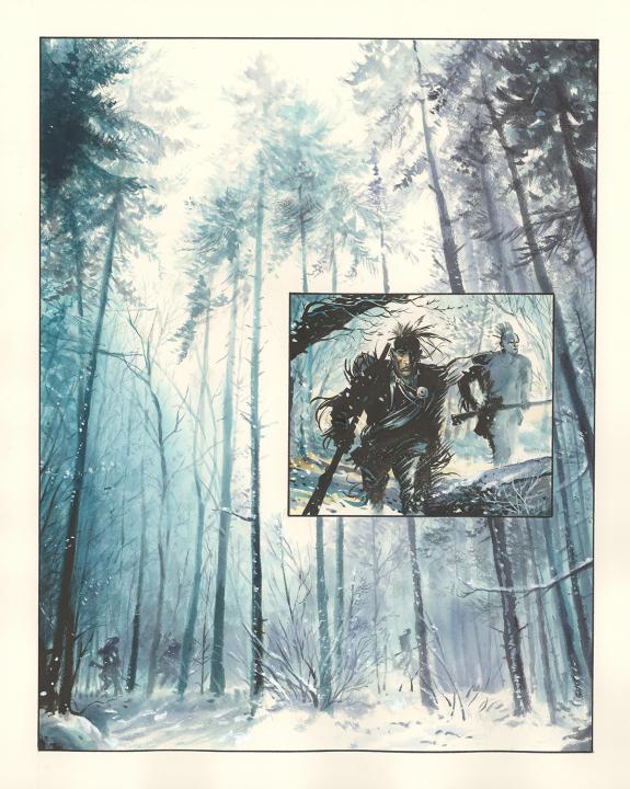 Bernard Vrancken - Nouvelle France, Chapitre I, planche orig