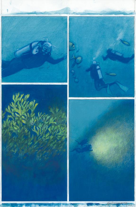 Gaetan Nocq - Octopolis, Planche originale n&deg;144