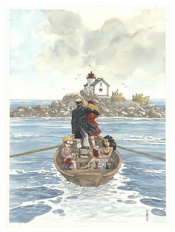 Ma&euml;l - Illustration originale, affiche pour le festival Bull