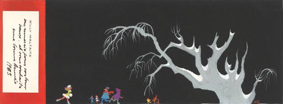 Will - Illustration originale pour une carte de voeux