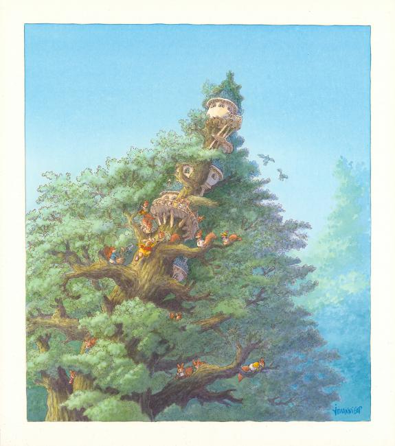 Lo&iuml;c Jouannigot - La Famille Passiflore , L'Omelette g&eacute;ante 