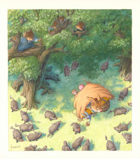 Lo&iuml;c Jouannigot - La Famille Passiflore , L'Omelette g&eacute;ante 