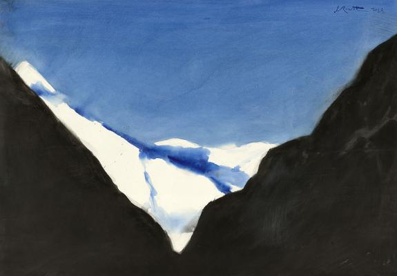 Jean-Marc Rochette - Paysage de montagne, illustration origi