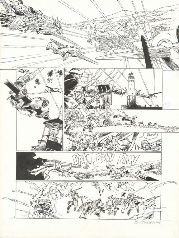 Michel CHEVEREAU - Bon Voyage ?, Planche originale n&deg;11