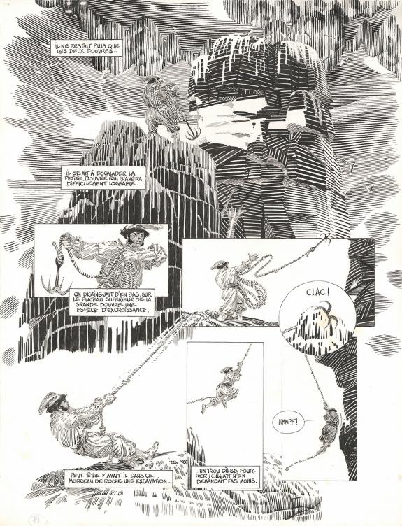 Michel Durand - Les Travailleurs de la mer, Planche original