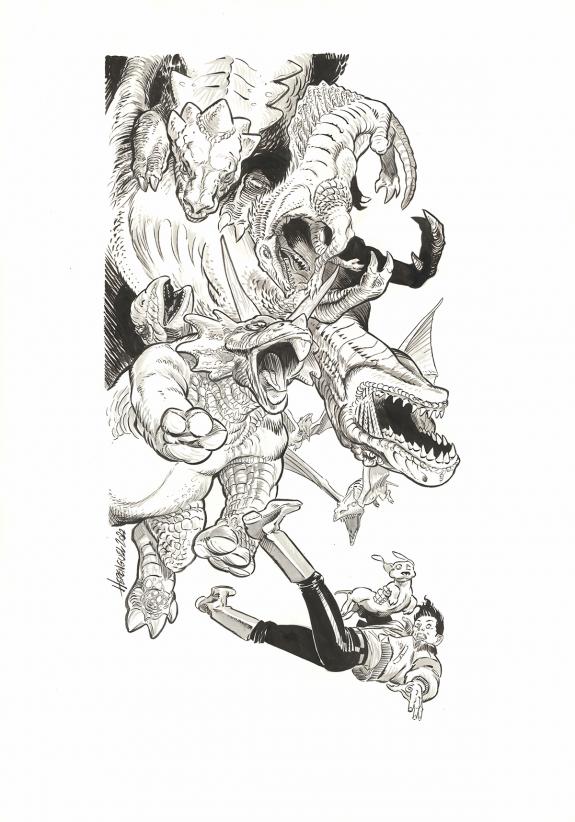 Eric Herenguel - The Kong Crew, Illustration originale