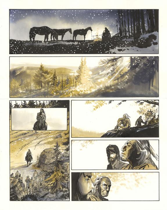 Bernard Vrancken - Nouvelle France, Prologue, planche origin