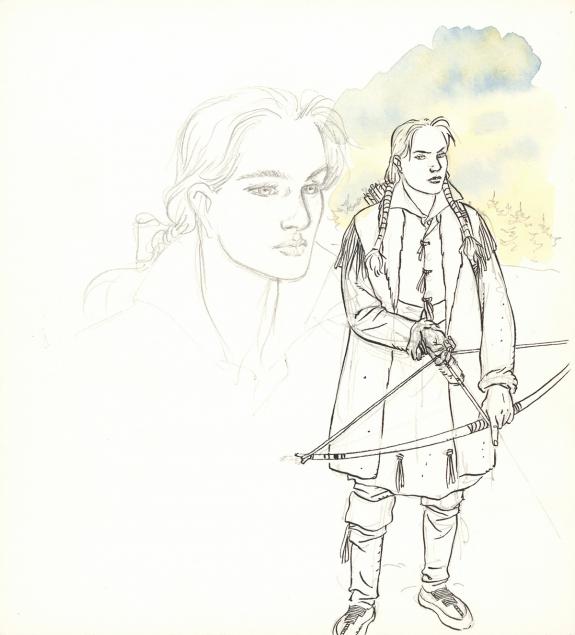 Andr&eacute; Juillard - Plume aux Vents, L'Oiseau-Tonnerre, Illustr