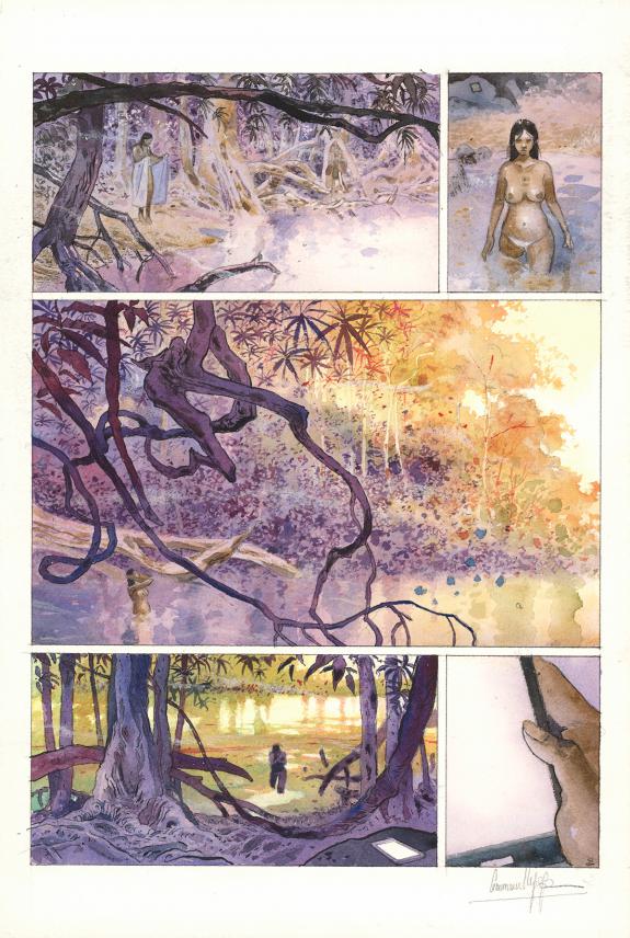 Emmanuel Lepage - Maroni, Les Gens du fleuve, Planche origin