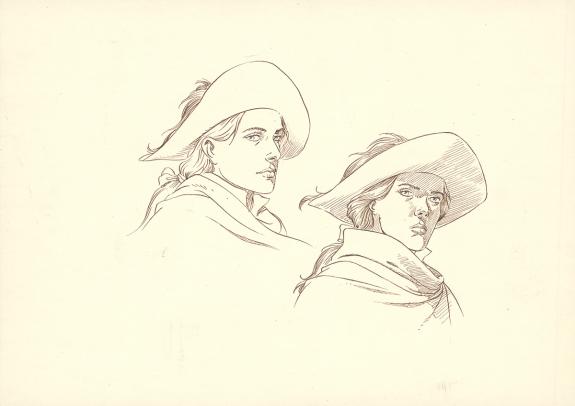 Andr&eacute; Juillard - Plume aux Vents, Illustration originale : p