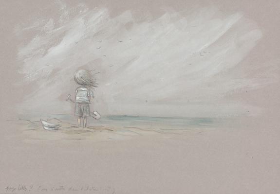 Claude K. Dubois - La Pyramide de Nola, Illustration origina