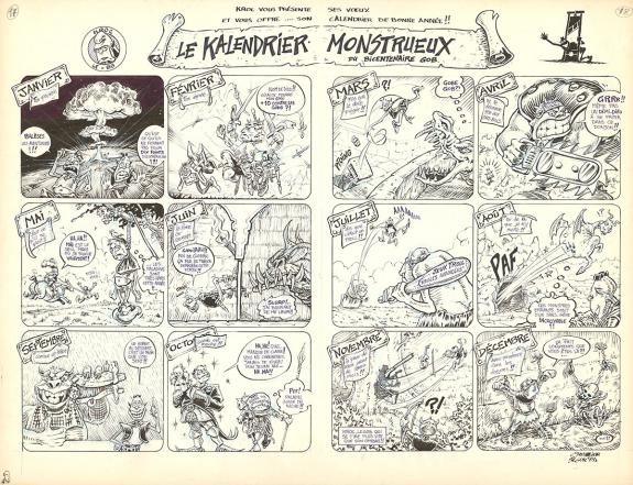 Thierry S&eacute;gur - Kroc le b&ocirc;, Kroc le b&ocirc;, Planches originales 