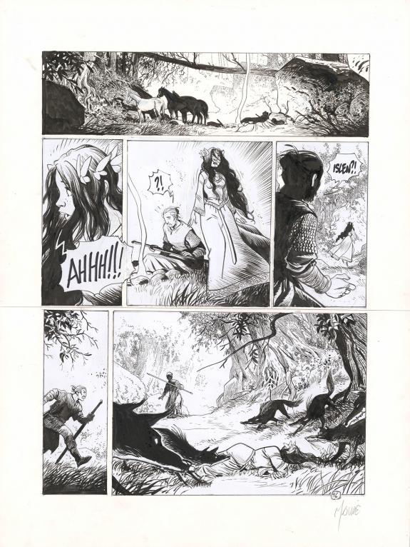 Vincent Malli&eacute; - T&eacute;n&eacute;breuse, Livre premier, Planche original